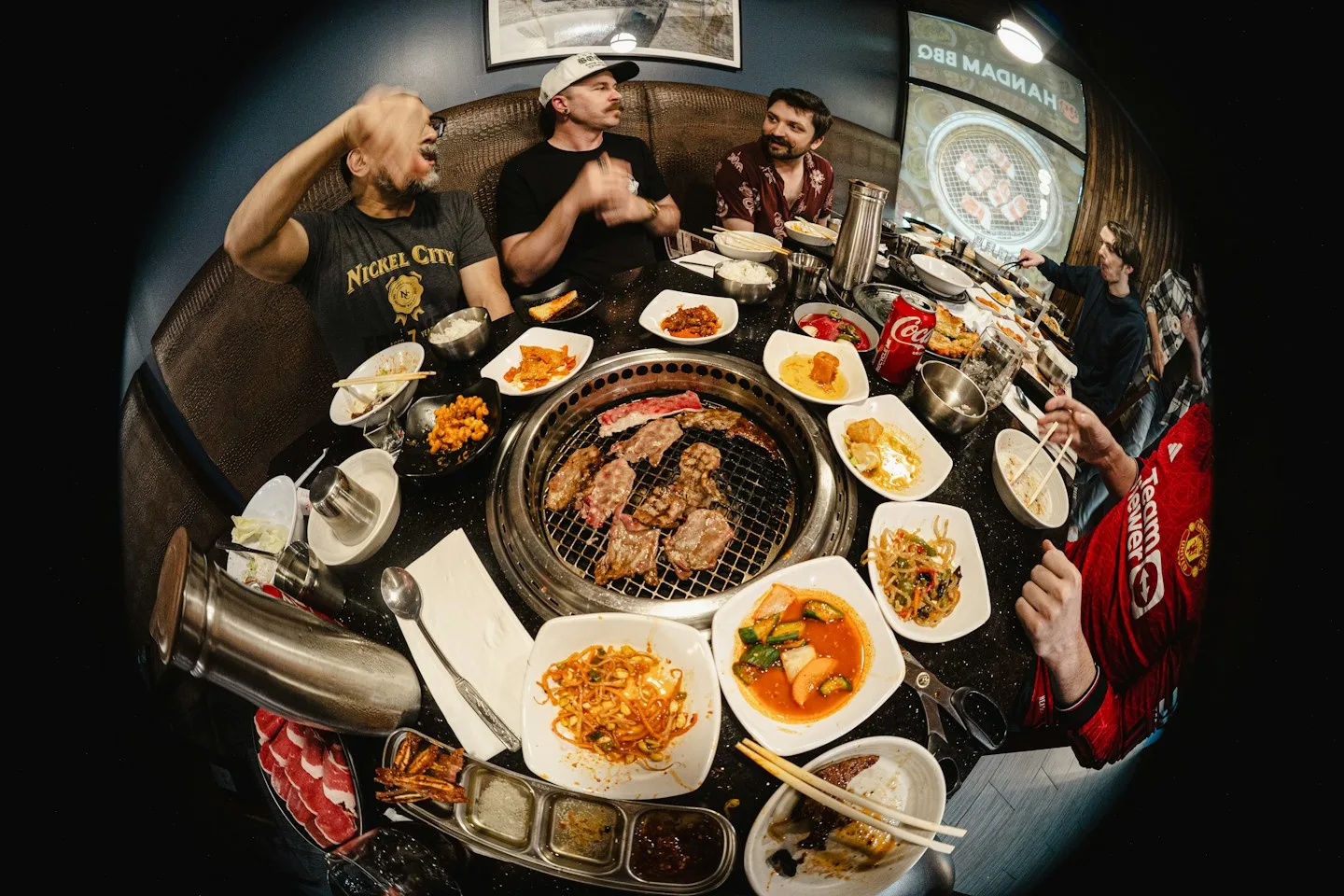상에 차려진 반찬